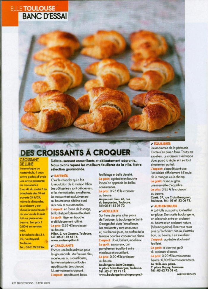2009 elle 19avril croissants